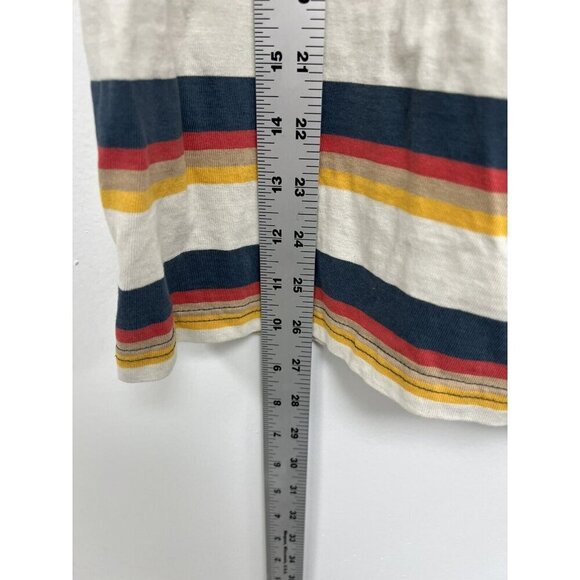 Roark Mens Multicolor Striped Cotton Short Sleeve Polo Shirt Size Small - Picture 4 of 7